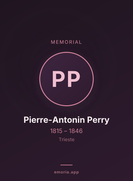 Memorial portrait of Pierre-Antonin Perry