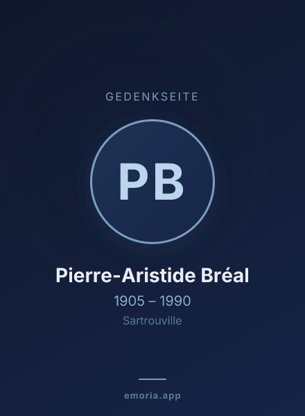 Gedenkportrait von Pierre-Aristide Bréal