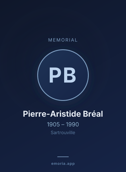 Memorial portrait of Pierre-Aristide Bréal