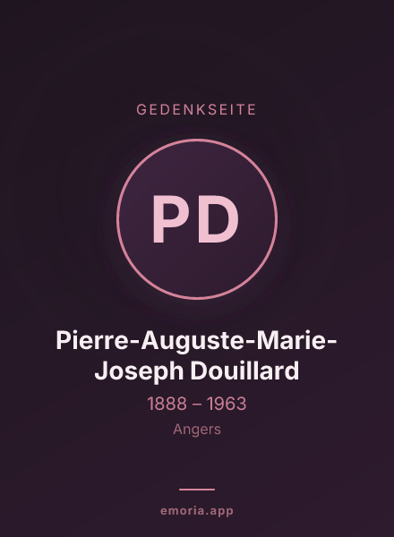 Gedenkportrait von Pierre-Auguste-Marie-Joseph Douillard