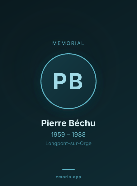 Memorial portrait of Pierre Béchu