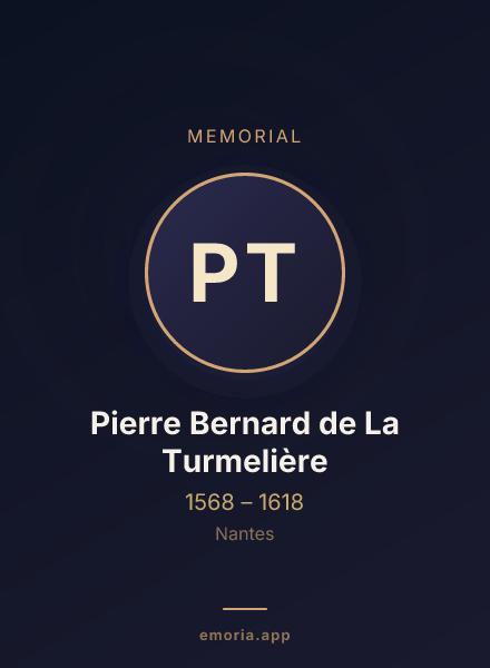 Memorial portrait of Pierre Bernard de La Turmelière