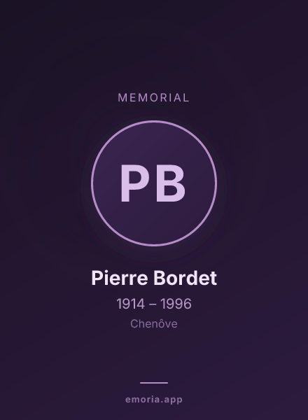 Memorial portrait of Pierre Bordet