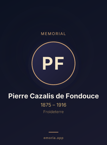 Memorial portrait of Pierre Cazalis de Fondouce