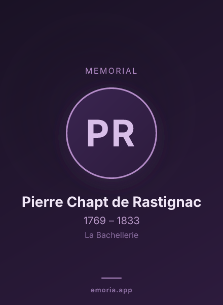 Memorial portrait of Pierre Chapt de Rastignac