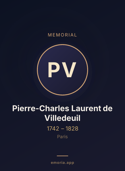 Memorial portrait of Pierre-Charles Laurent de Villedeuil