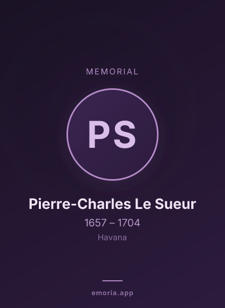 Memorial portrait of Pierre-Charles Le Sueur