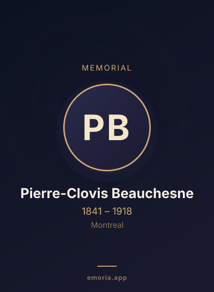 Memorial portrait of Pierre-Clovis Beauchesne