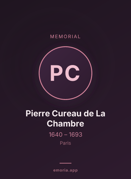 Memorial portrait of Pierre Cureau de La Chambre