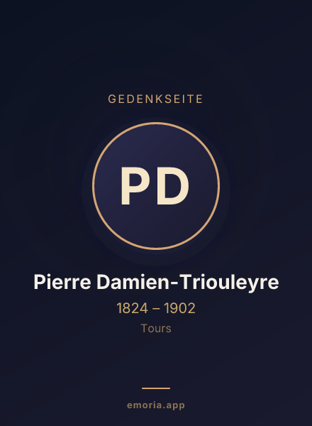 Gedenkportrait von Pierre Damien-Triouleyre
