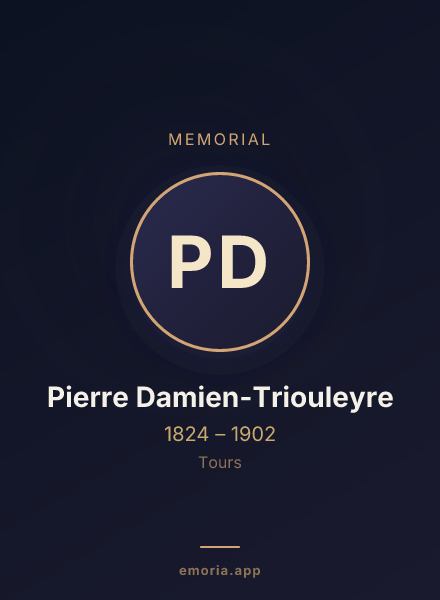 Memorial portrait of Pierre Damien-Triouleyre
