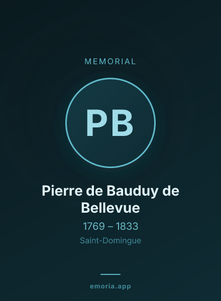 Memorial portrait of Pierre de Bauduy de Bellevue