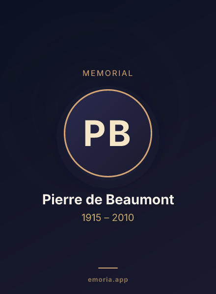 Memorial portrait of Pierre de Beaumont