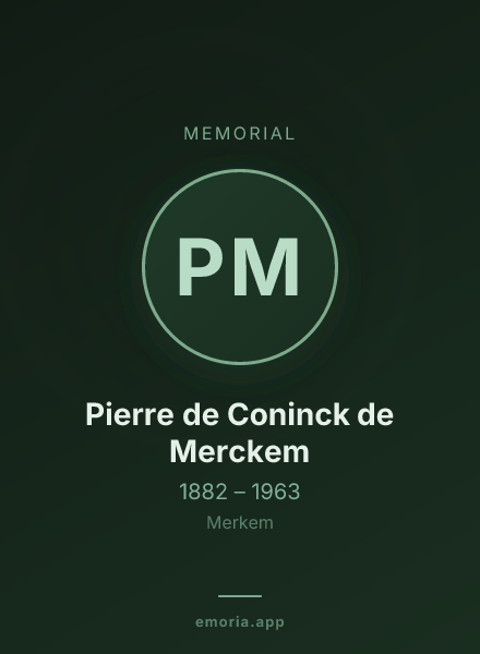 Memorial portrait of Pierre de Coninck de Merckem