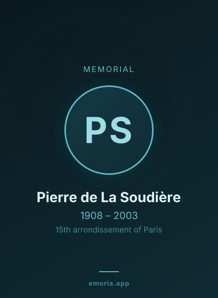 Memorial portrait of Pierre de La Soudière