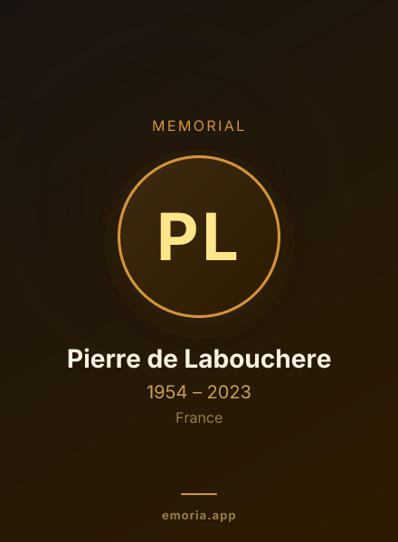 Memorial portrait of Pierre de Labouchere