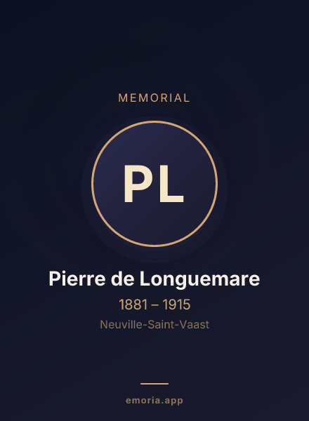 Memorial portrait of Pierre de Longuemare