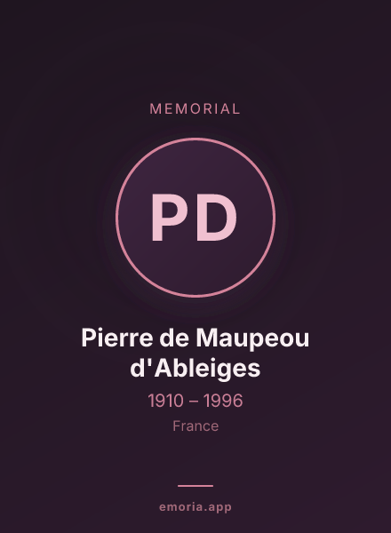 Memorial portrait of Pierre de Maupeou d'Ableiges