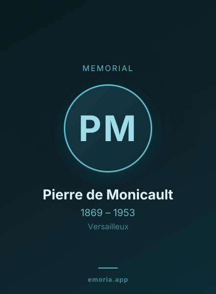 Memorial portrait of Pierre de Monicault