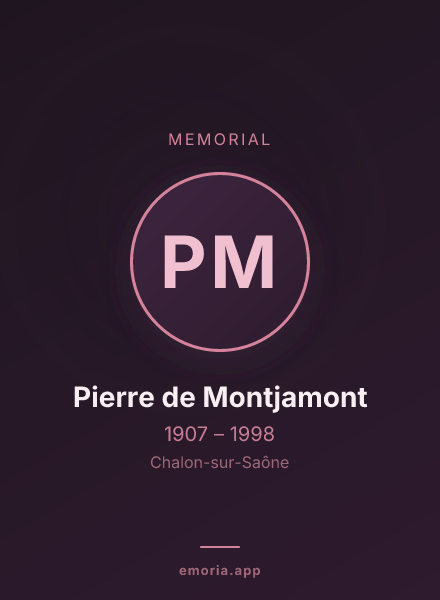Memorial portrait of Pierre de Montjamont