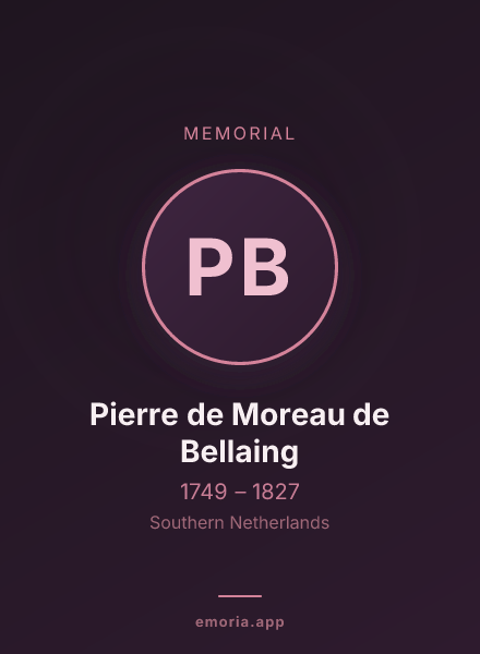 Memorial portrait of Pierre de Moreau de Bellaing
