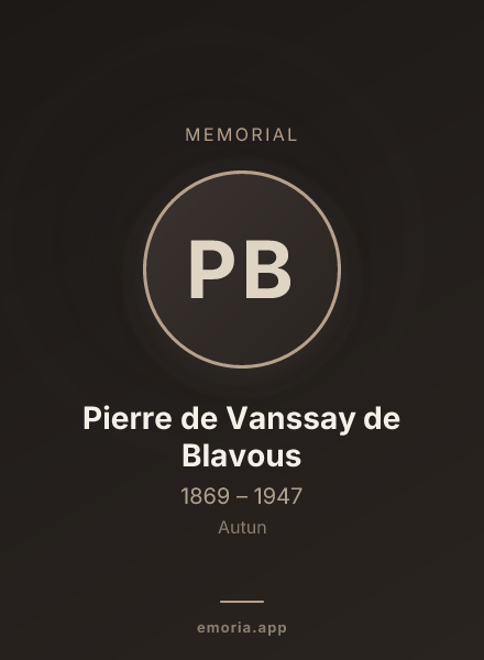 Memorial portrait of Pierre de Vanssay de Blavous