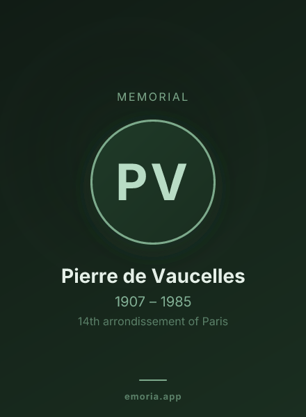 Memorial portrait of Pierre de Vaucelles