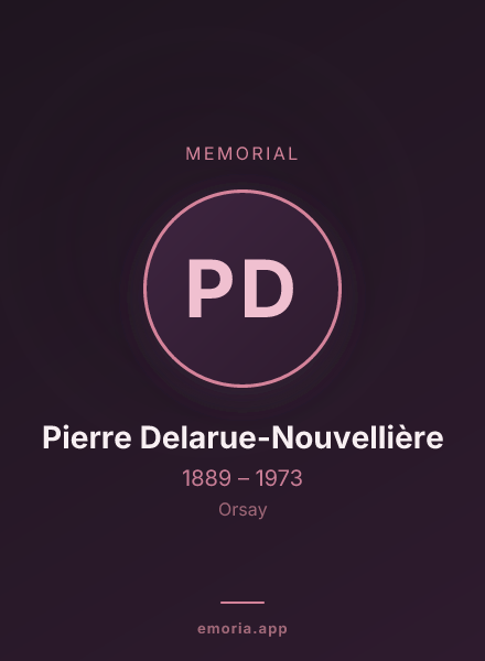 Memorial portrait of Pierre Delarue-Nouvellière