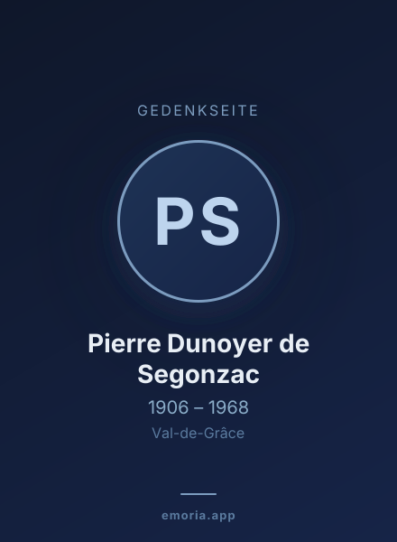 Gedenkportrait von Pierre Dunoyer de Segonzac