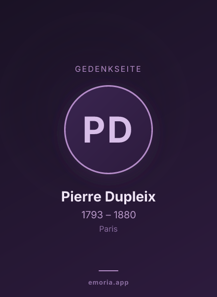 Gedenkportrait von Pierre Dupleix