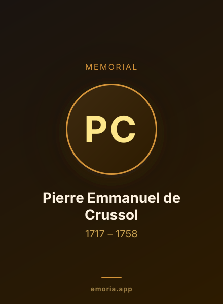 Memorial portrait of Pierre Emmanuel de Crussol