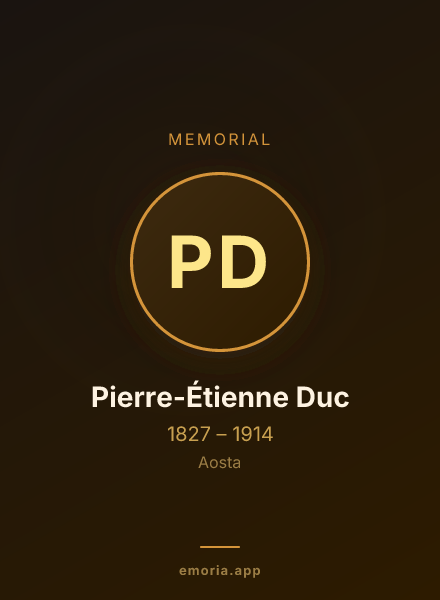 Memorial portrait of Pierre-Étienne Duc
