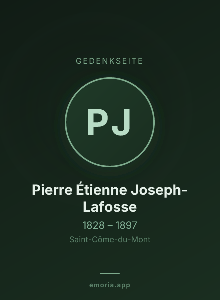 Gedenkportrait von Pierre Étienne Joseph-Lafosse