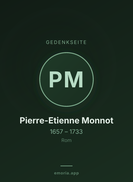 Gedenkportrait von Pierre-Etienne Monnot