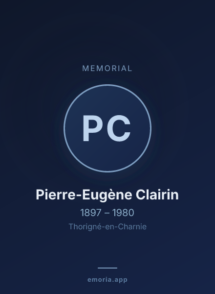Memorial portrait of Pierre-Eugène Clairin