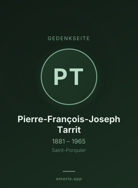 Gedenkportrait von Pierre-François-Joseph Tarrit