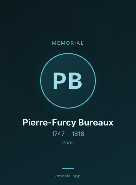 Memorial portrait of Pierre-Furcy Bureaux