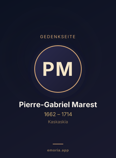 Gedenkportrait von Pierre-Gabriel Marest