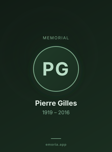 Memorial portrait of Pierre Gilles