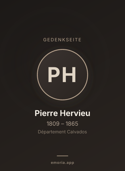 Gedenkportrait von Pierre Hervieu