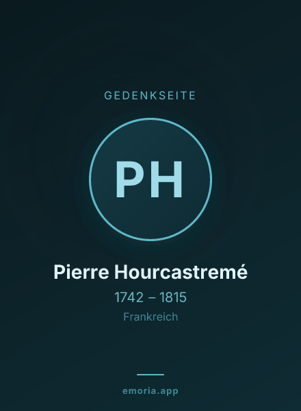 Gedenkportrait von Pierre Hourcastremé