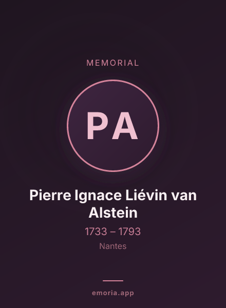 Memorial portrait of Pierre Ignace Liévin van Alstein