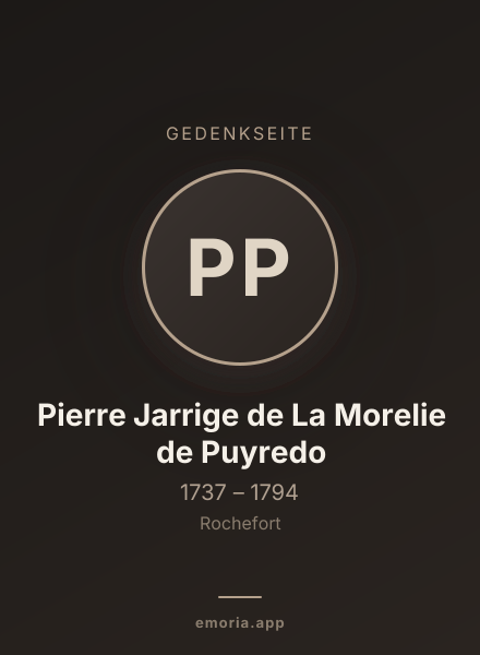 Gedenkportrait von Pierre Jarrige de La Morelie de Puyredo