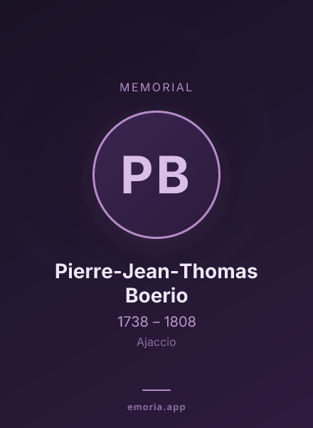 Memorial portrait of Pierre-Jean-Thomas Boerio