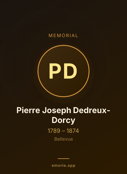 Memorial portrait of Pierre Joseph Dedreux-Dorcy