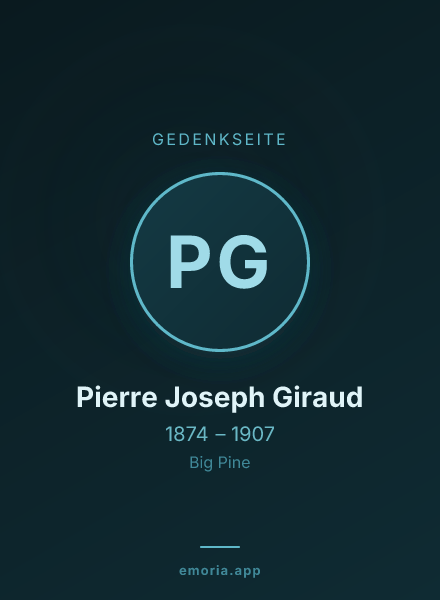 Gedenkportrait von Pierre Joseph Giraud