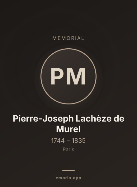 Memorial portrait of Pierre-Joseph Lachèze de Murel