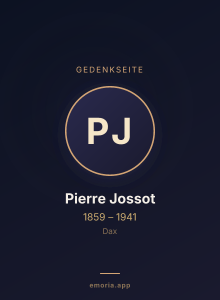 Gedenkportrait von Pierre Jossot