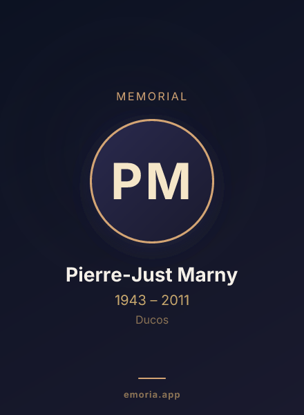 Memorial portrait of Pierre-Just Marny
