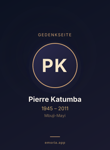 Gedenkportrait von Pierre Katumba